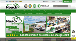 Desktop Screenshot of noack-tierzuchtgeraete.de