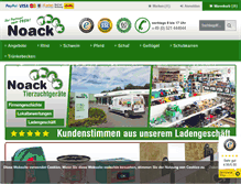 Tablet Screenshot of noack-tierzuchtgeraete.de